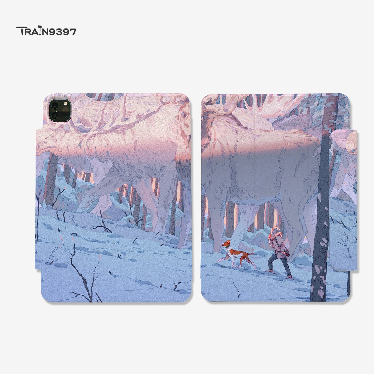 train9397 x zhangxii_art Co-branded magnetic tablet case