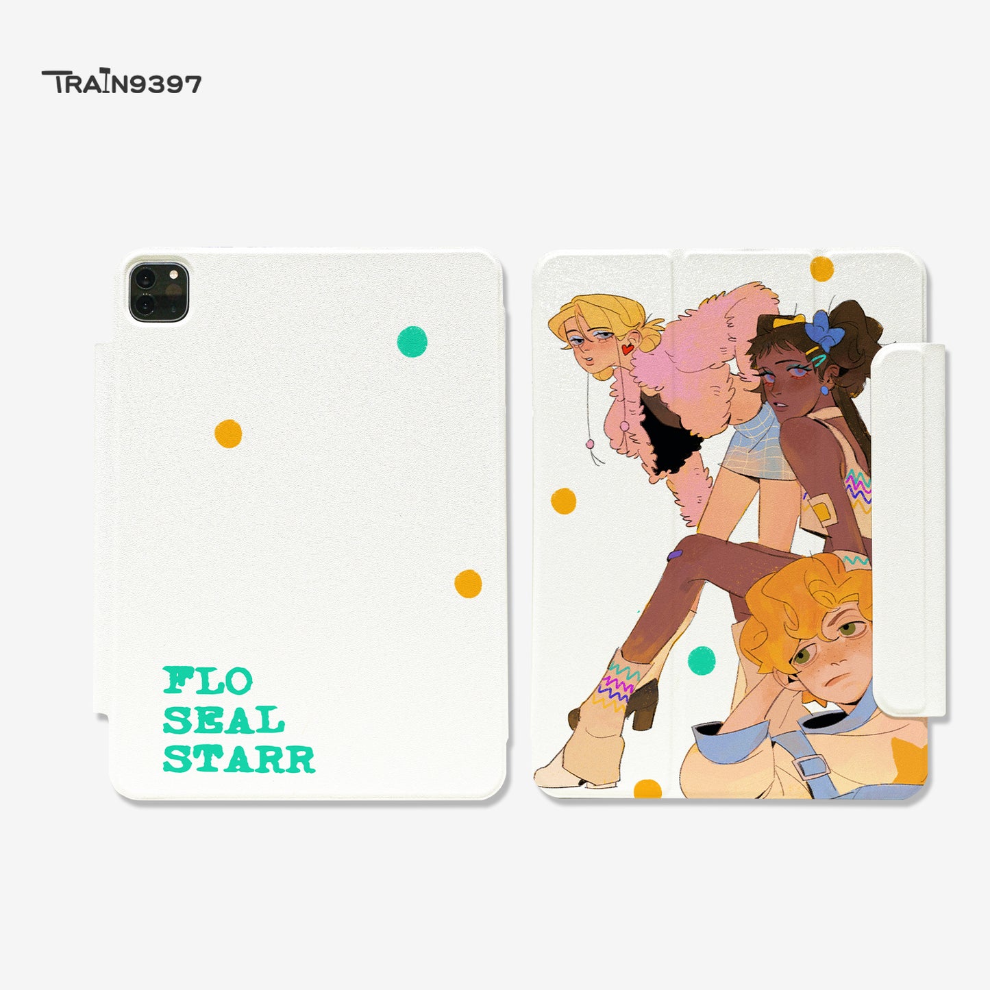 train9397 x StarrStrange Co-branded magnetic tablet case