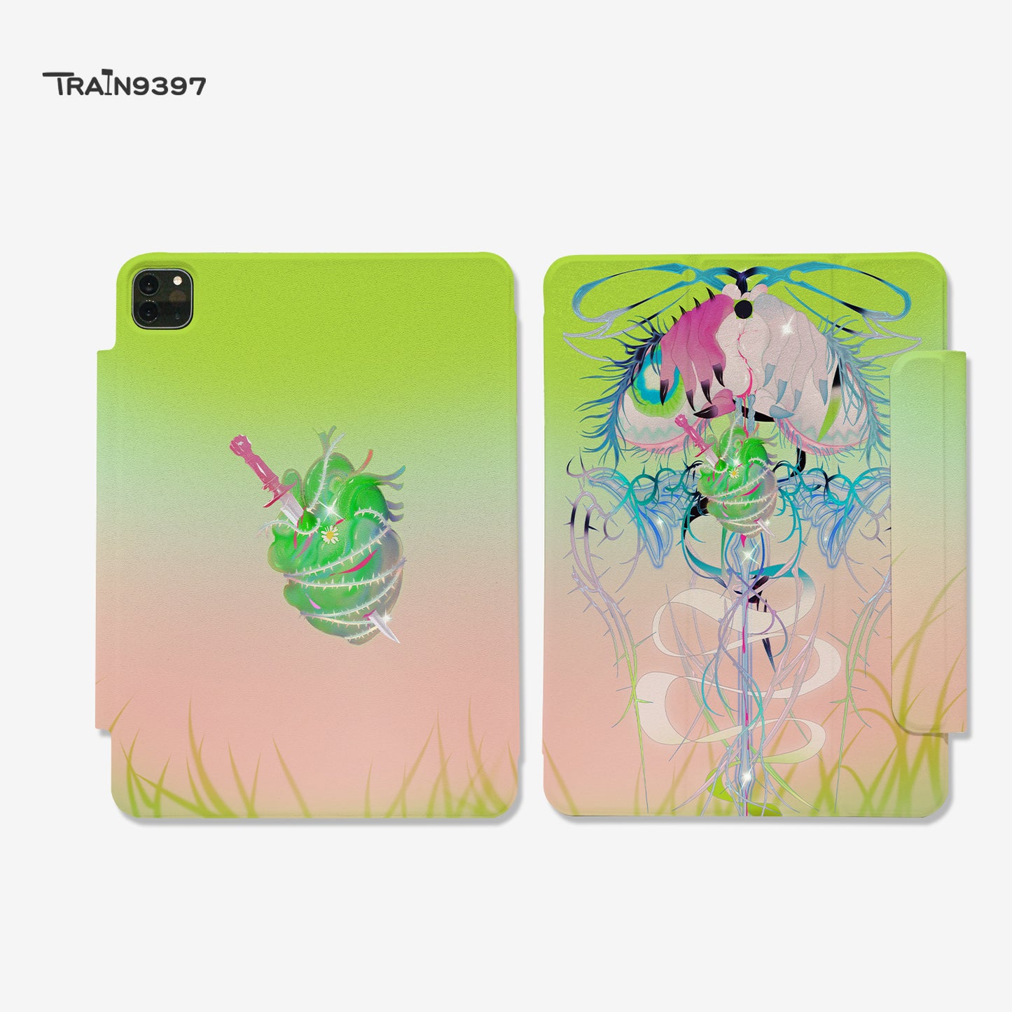 train9397 x voidspecies.garden Co-branded magnetic tablet case