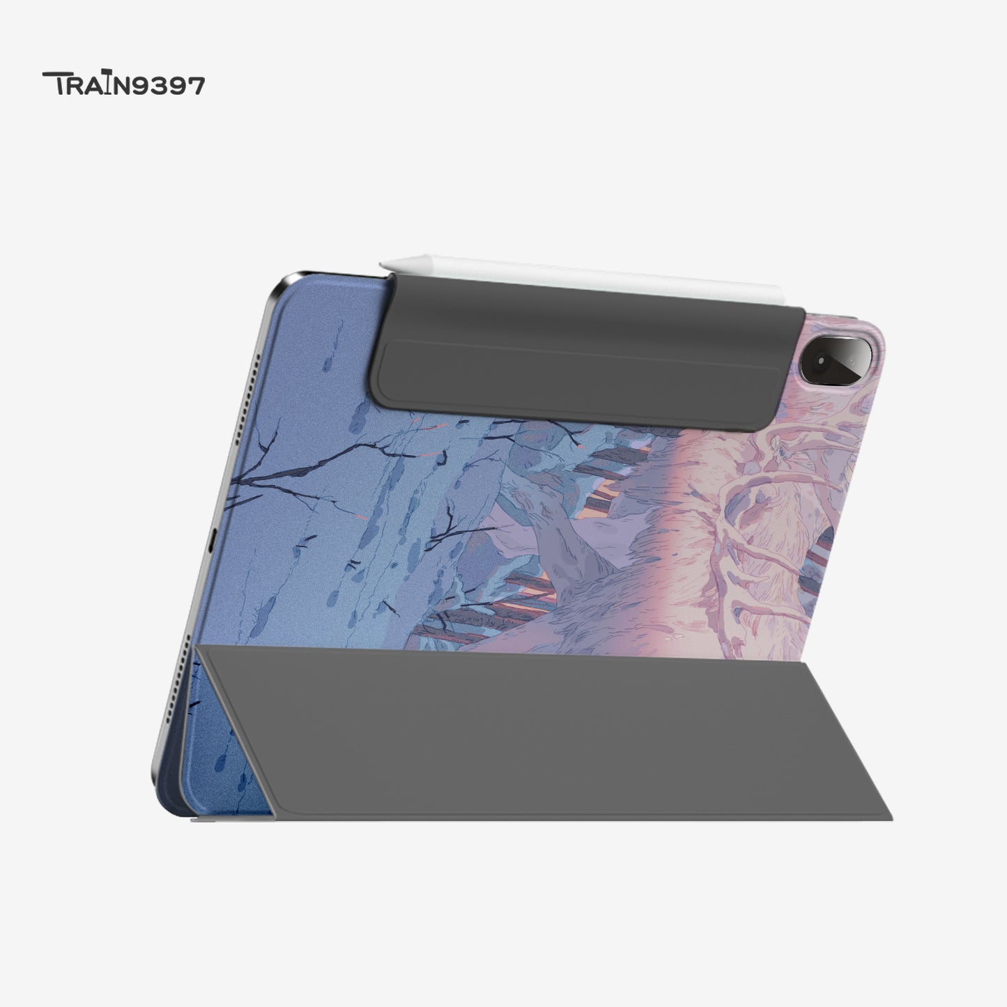 train9397 x zhangxii_art Co-branded magnetic tablet case