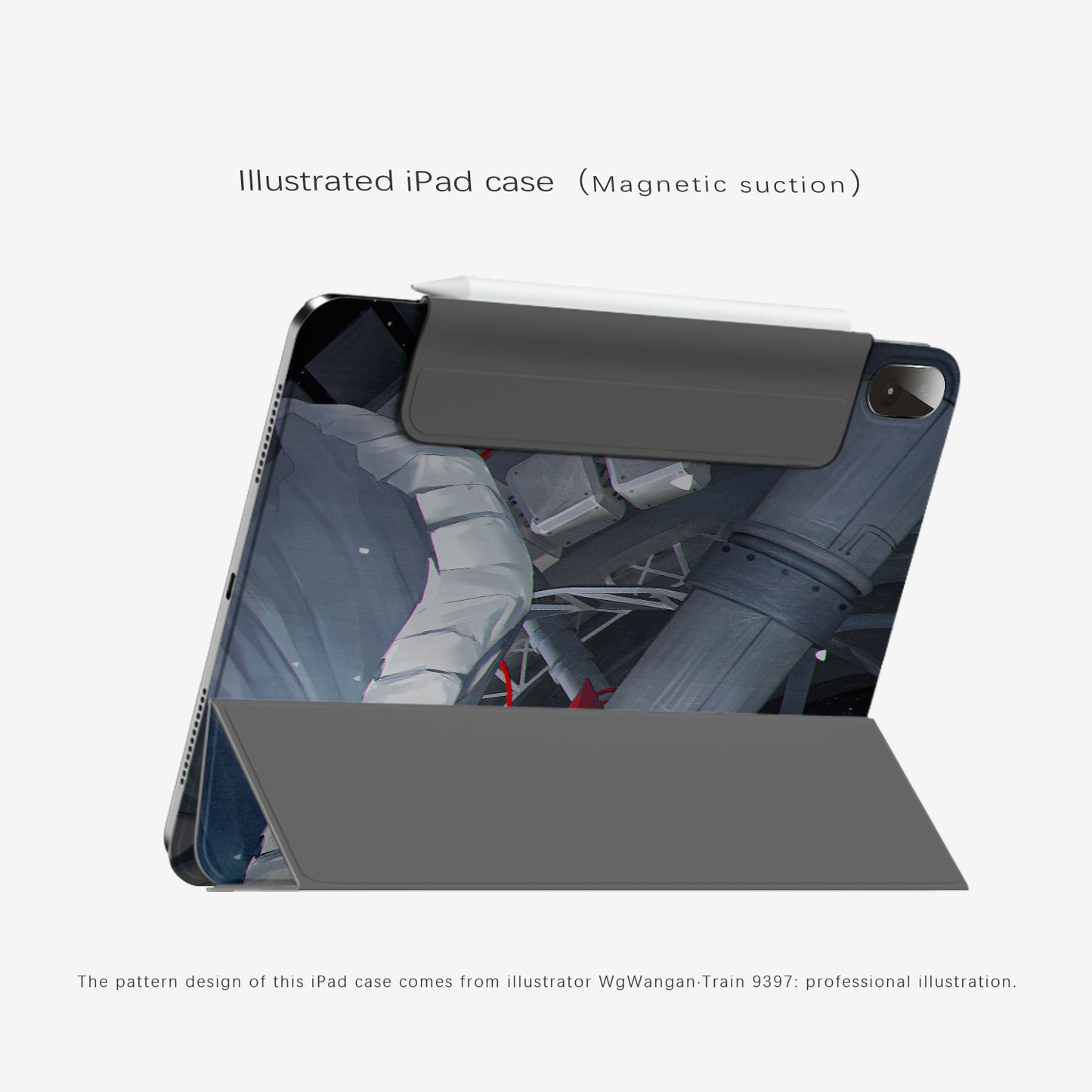 train9397 x WgWangan Co-branded magnetic tablet case