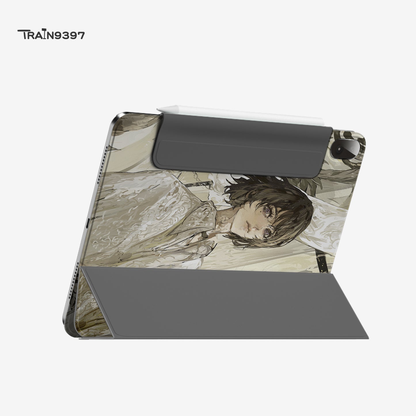 train9397 x pinellia Co-branded magnetic tablet case