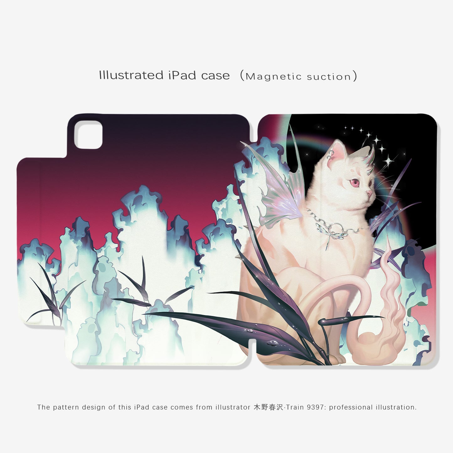 train9397 x muyechunze  Co-branded magnetic tablet case