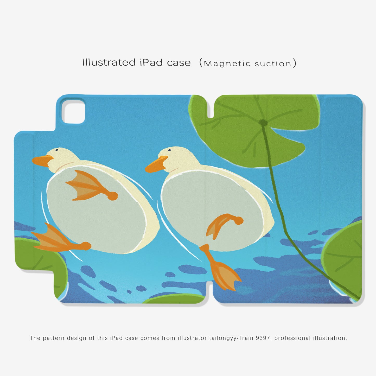 train9397 x tailongyy Co-branded magnetic tablet case