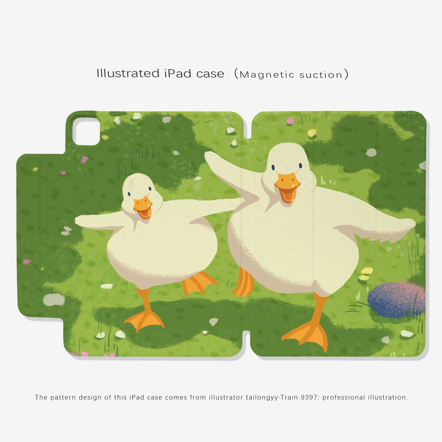 train9397 x tailongyy Co-branded magnetic tablet case