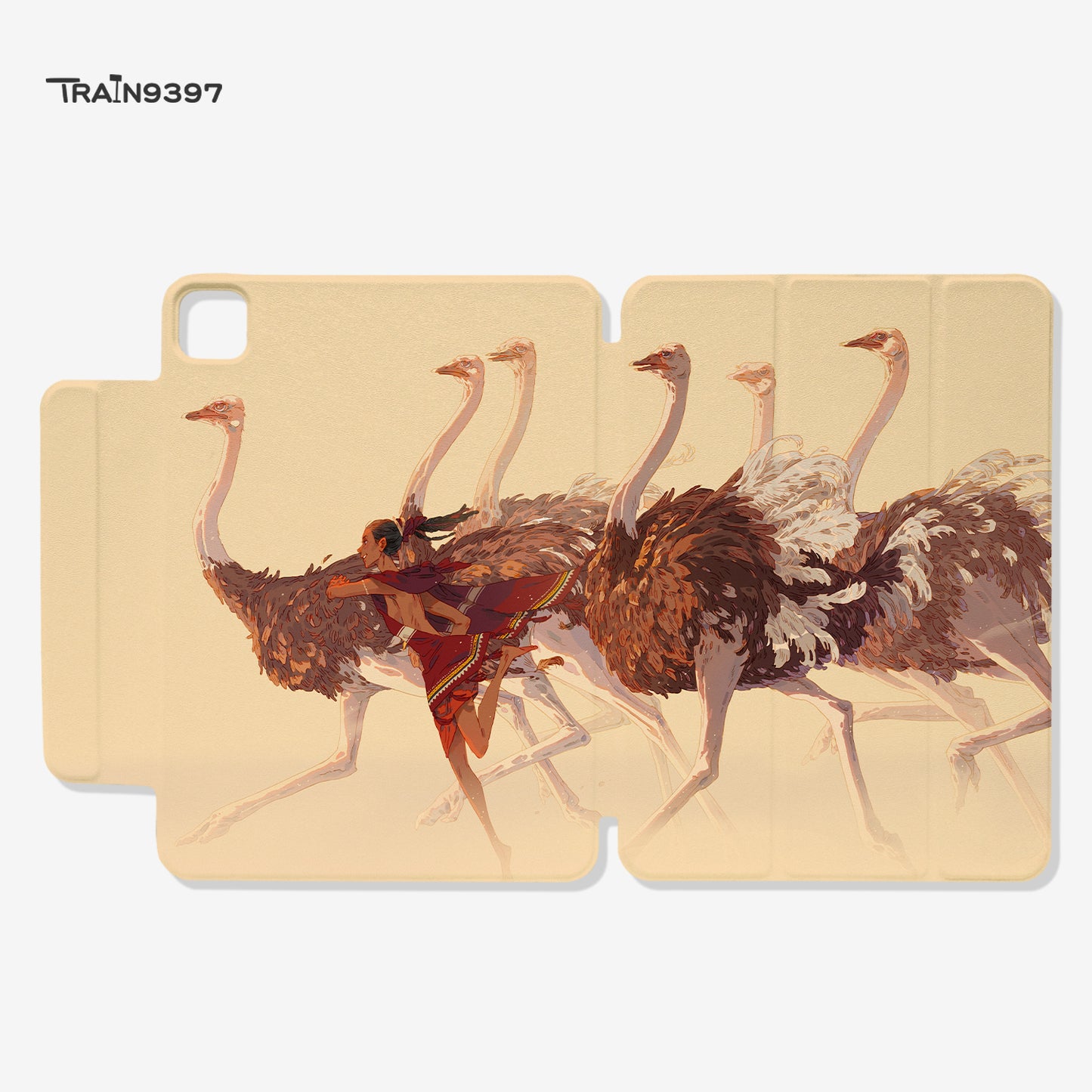train9397 x zhangxii_art Co-branded magnetic tablet case