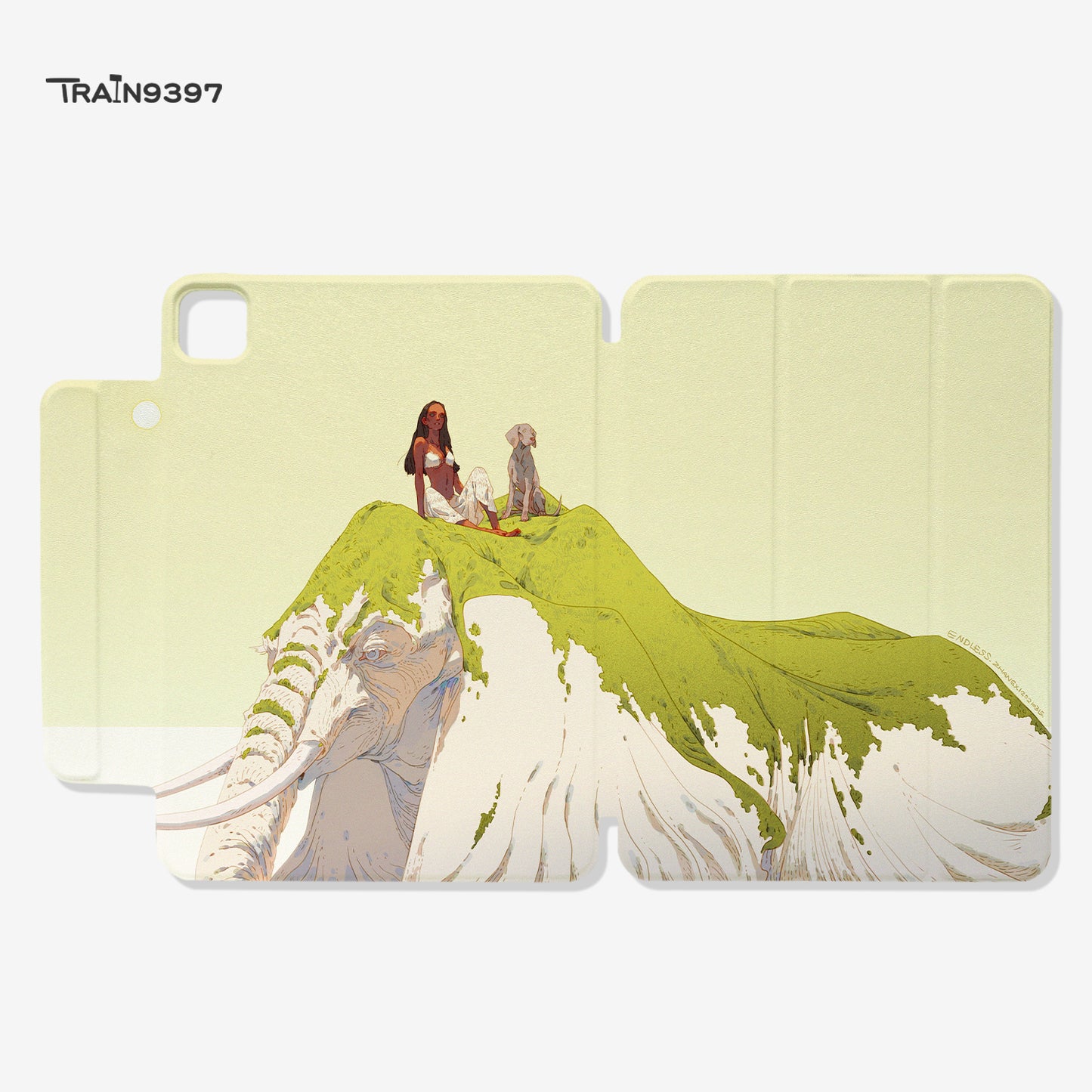 train9397 x zhangxii_art Co-branded magnetic tablet case