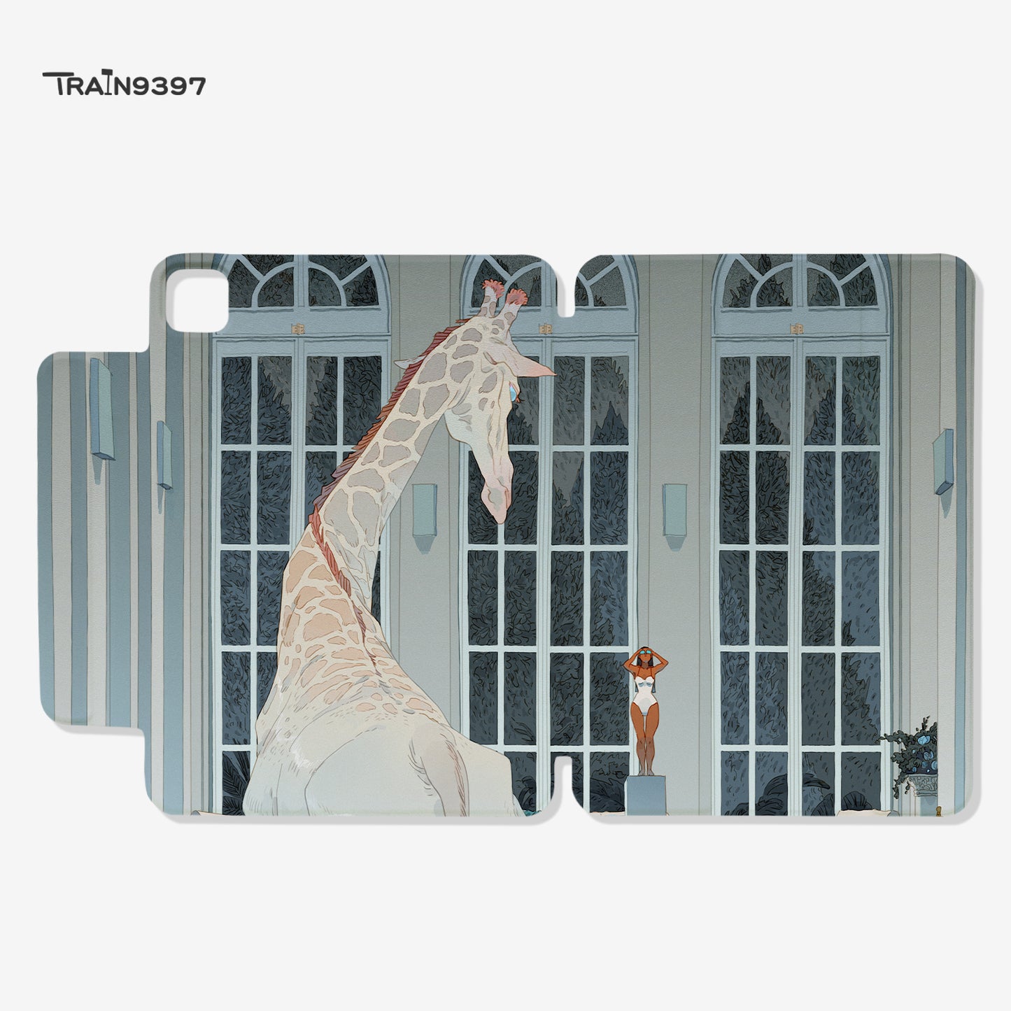 train9397 x zhangxii_art Co-branded magnetic tablet case