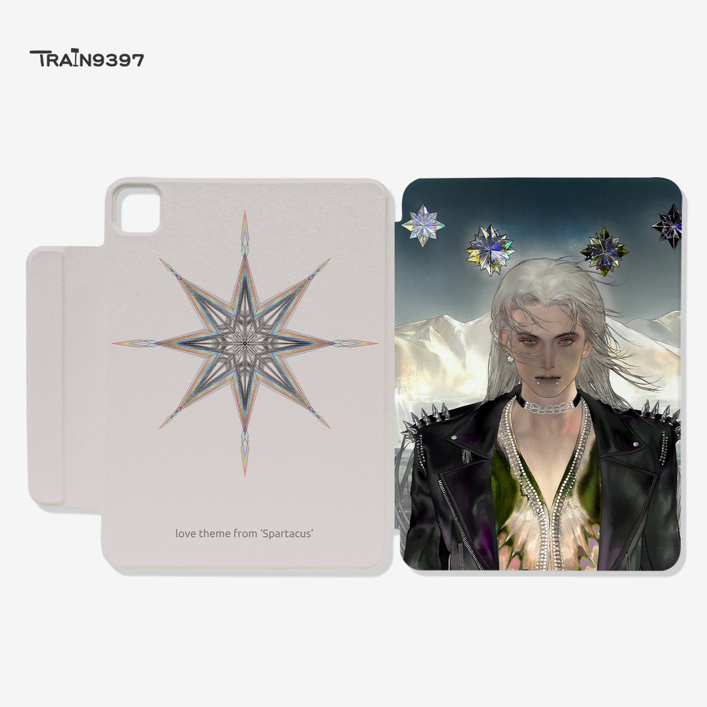 train9397 x torihino1 Co-branded magnetic tablet case
