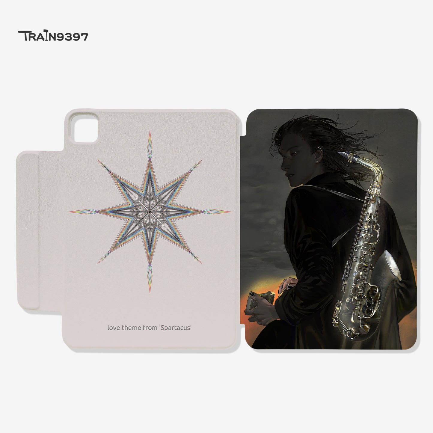 train9397 x torihino1 Co-branded magnetic tablet case