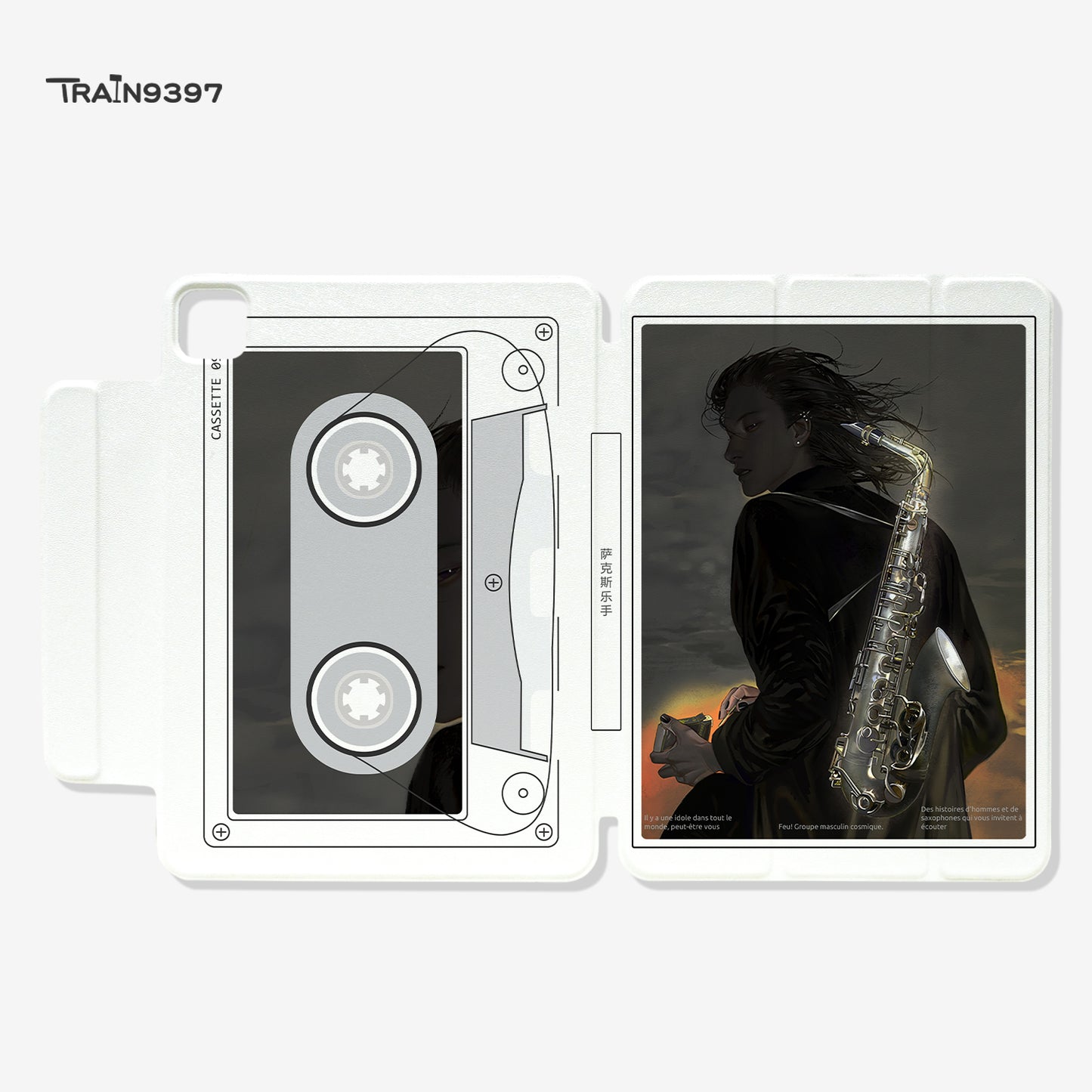 train9397 x torihino1 Co-branded magnetic tablet case