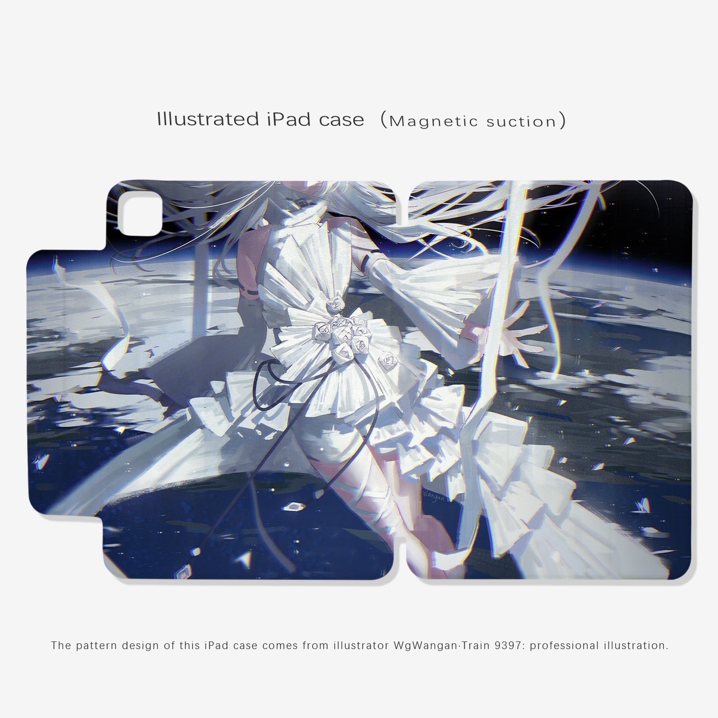 train9397 x WgWangan Co-branded magnetic tablet case