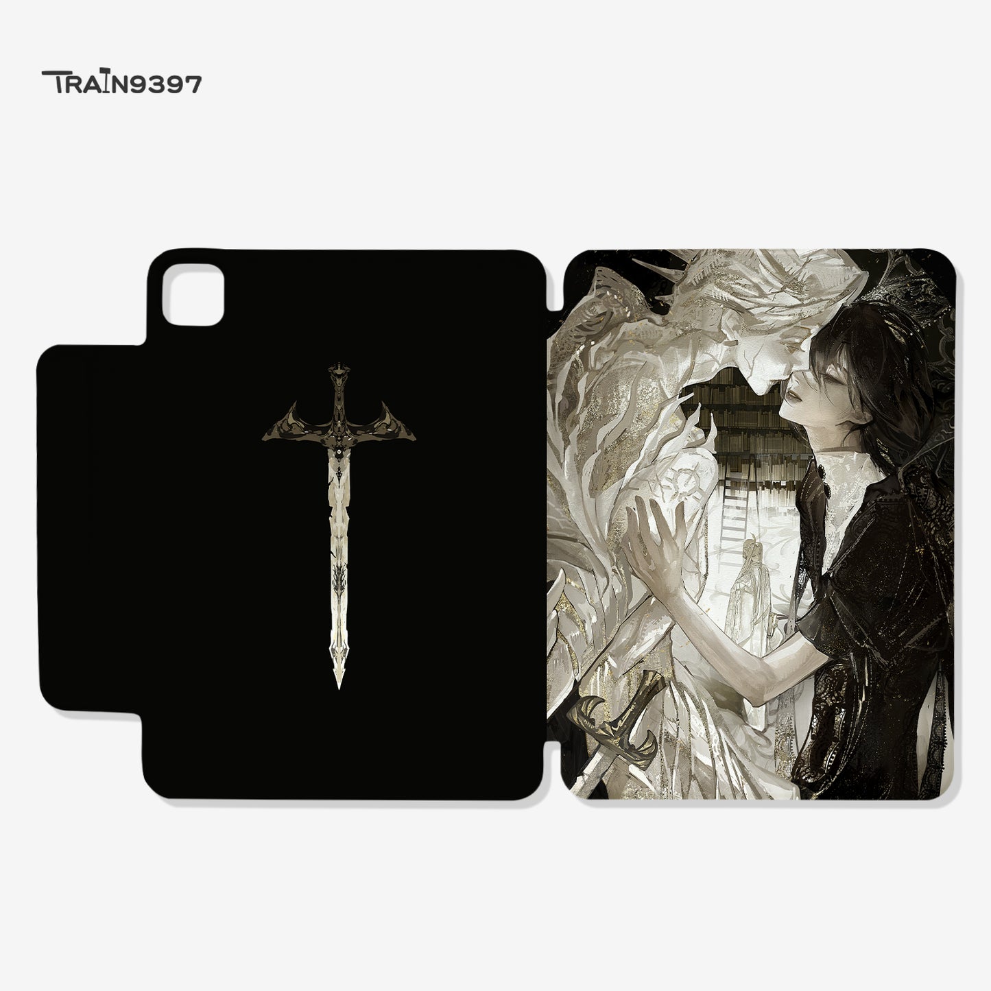 train9397 x pinellia Co-branded magnetic tablet case