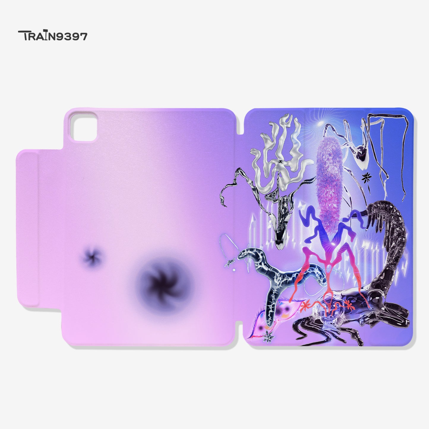 train9397 x voidspecies.garden Co-branded magnetic tablet case
