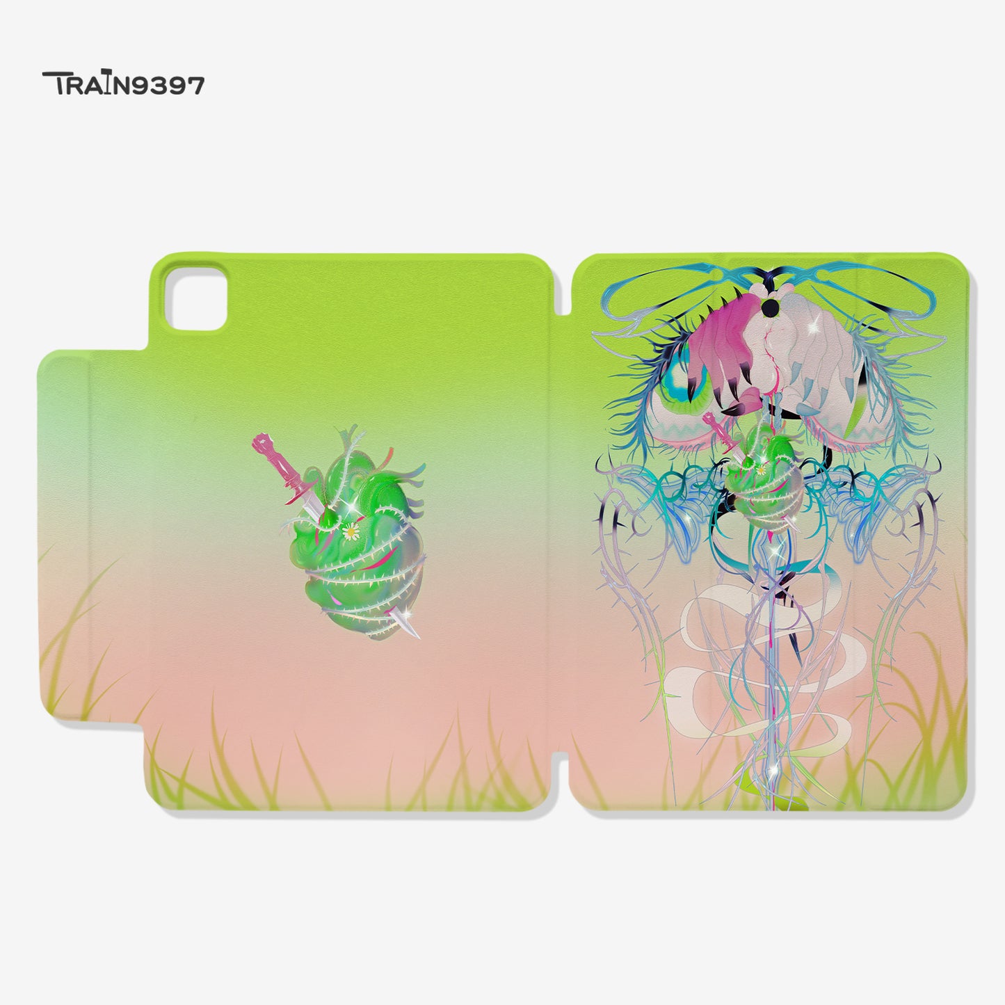 train9397 x voidspecies.garden Co-branded magnetic tablet case