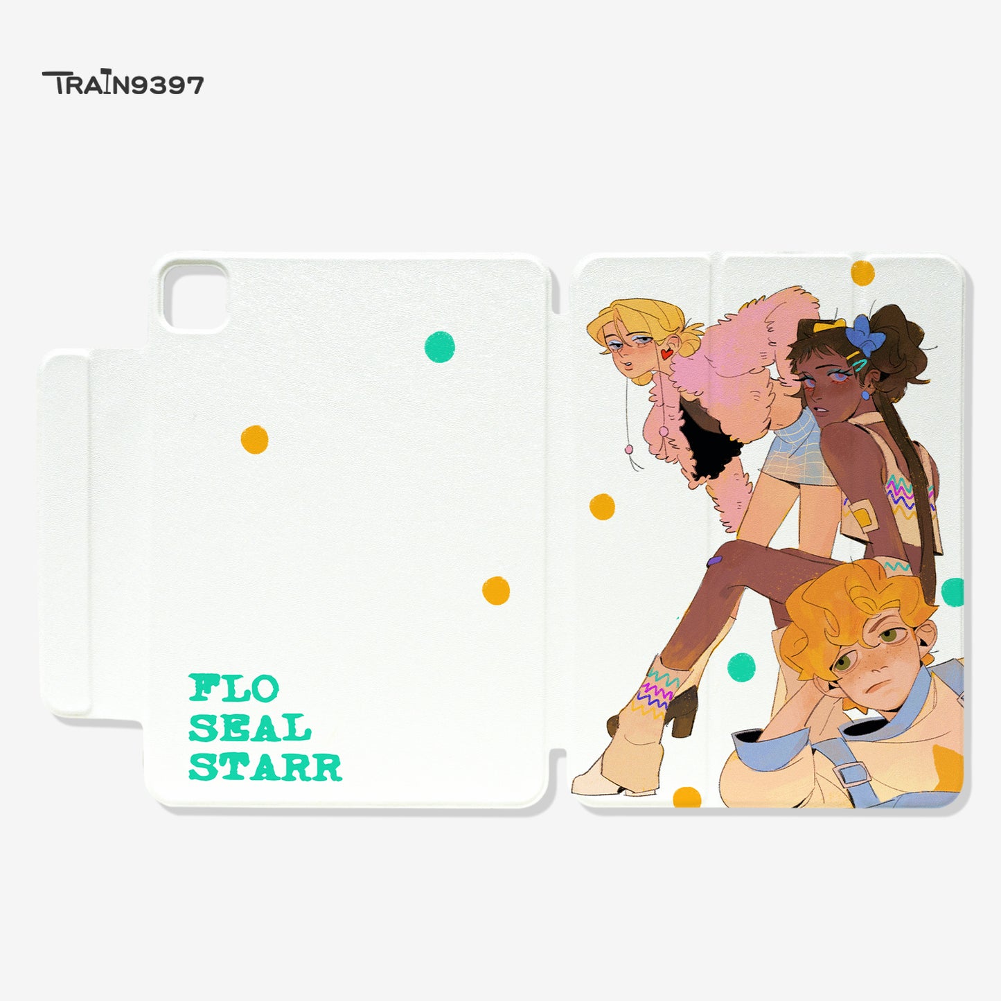 train9397 x StarrStrange Co-branded magnetic tablet case