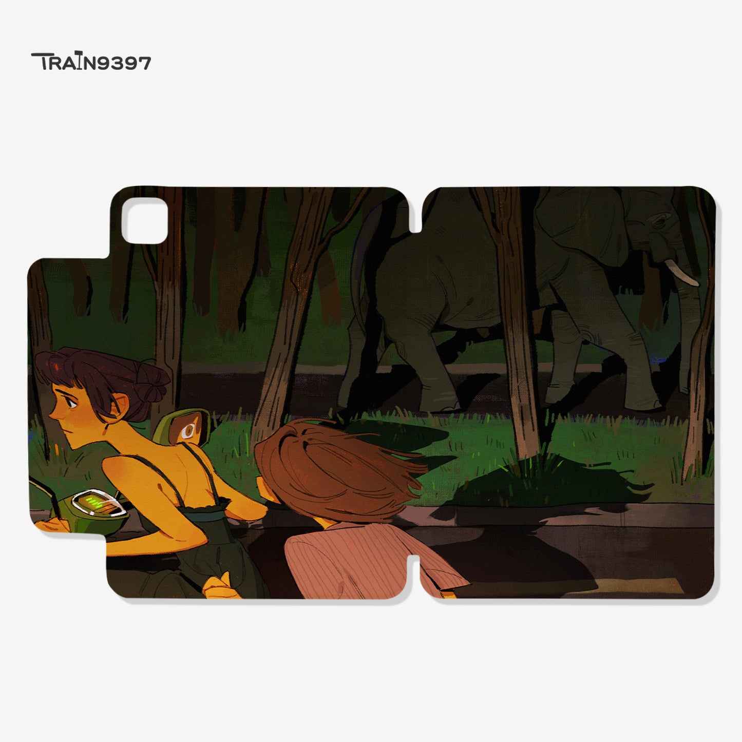 train9397 x StarrStrange Co-branded magnetic tablet case