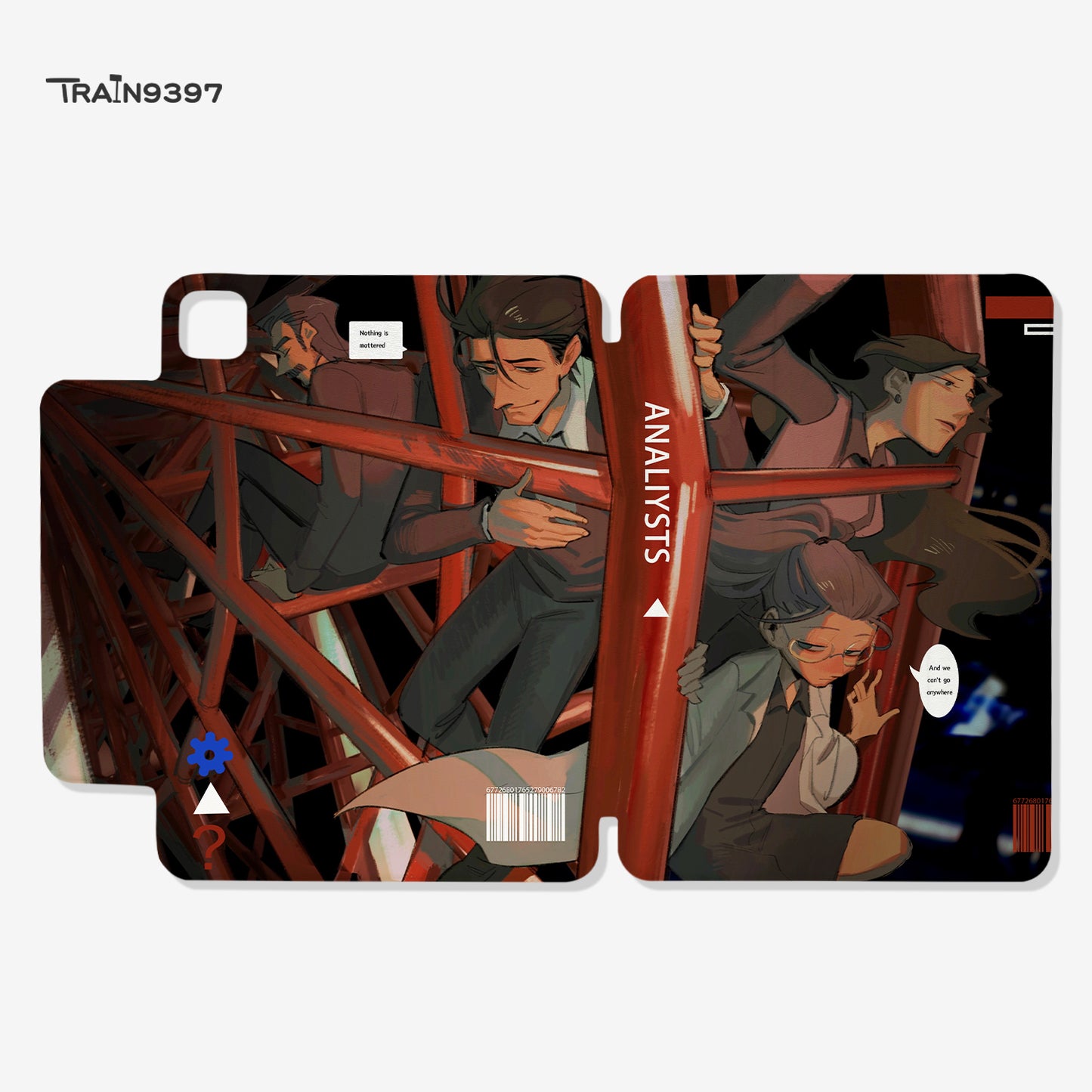 train9397 x eko.oek Co-branded magnetic tablet case