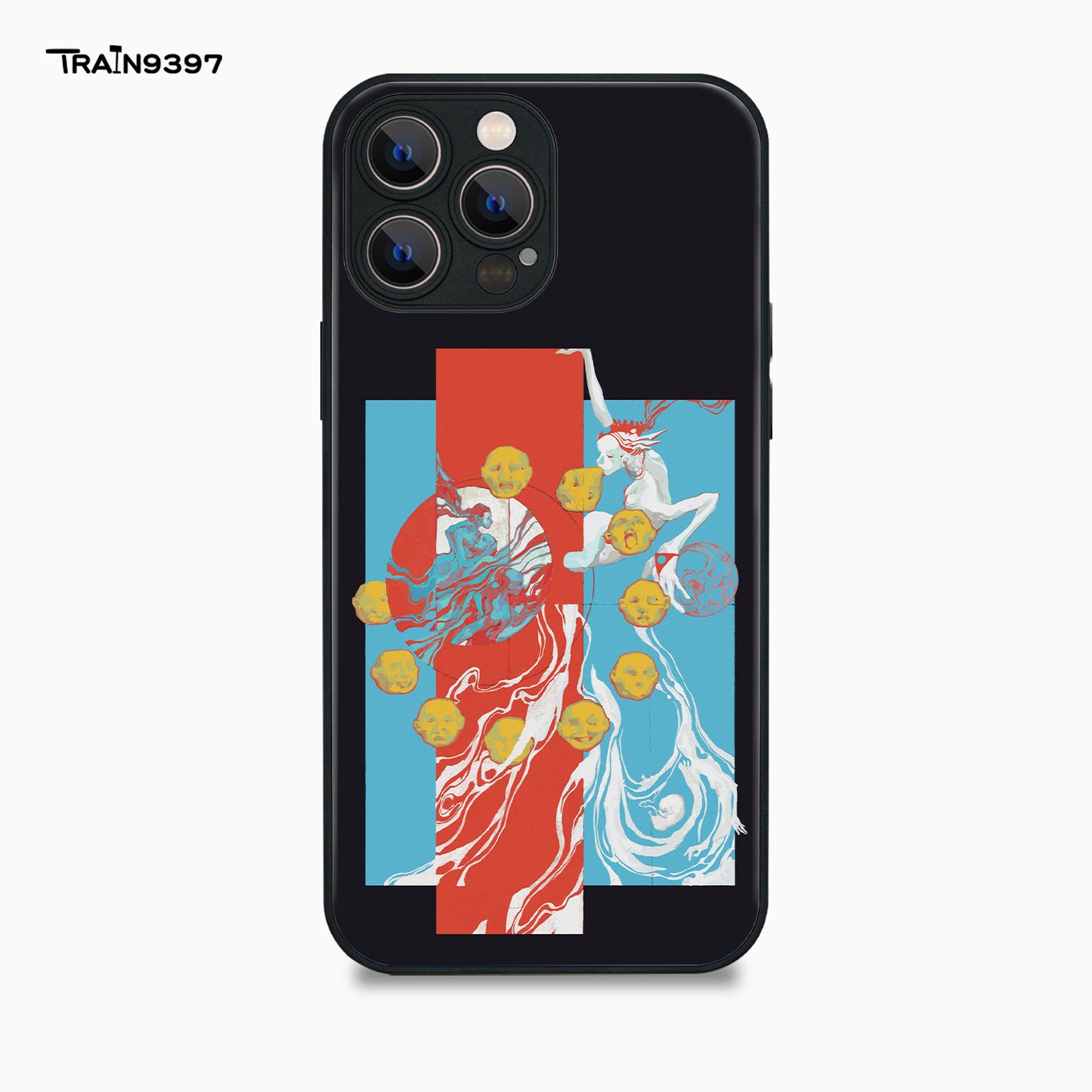 train 9397 x Mingyi Gan 1 Collaborative Series Phone Case