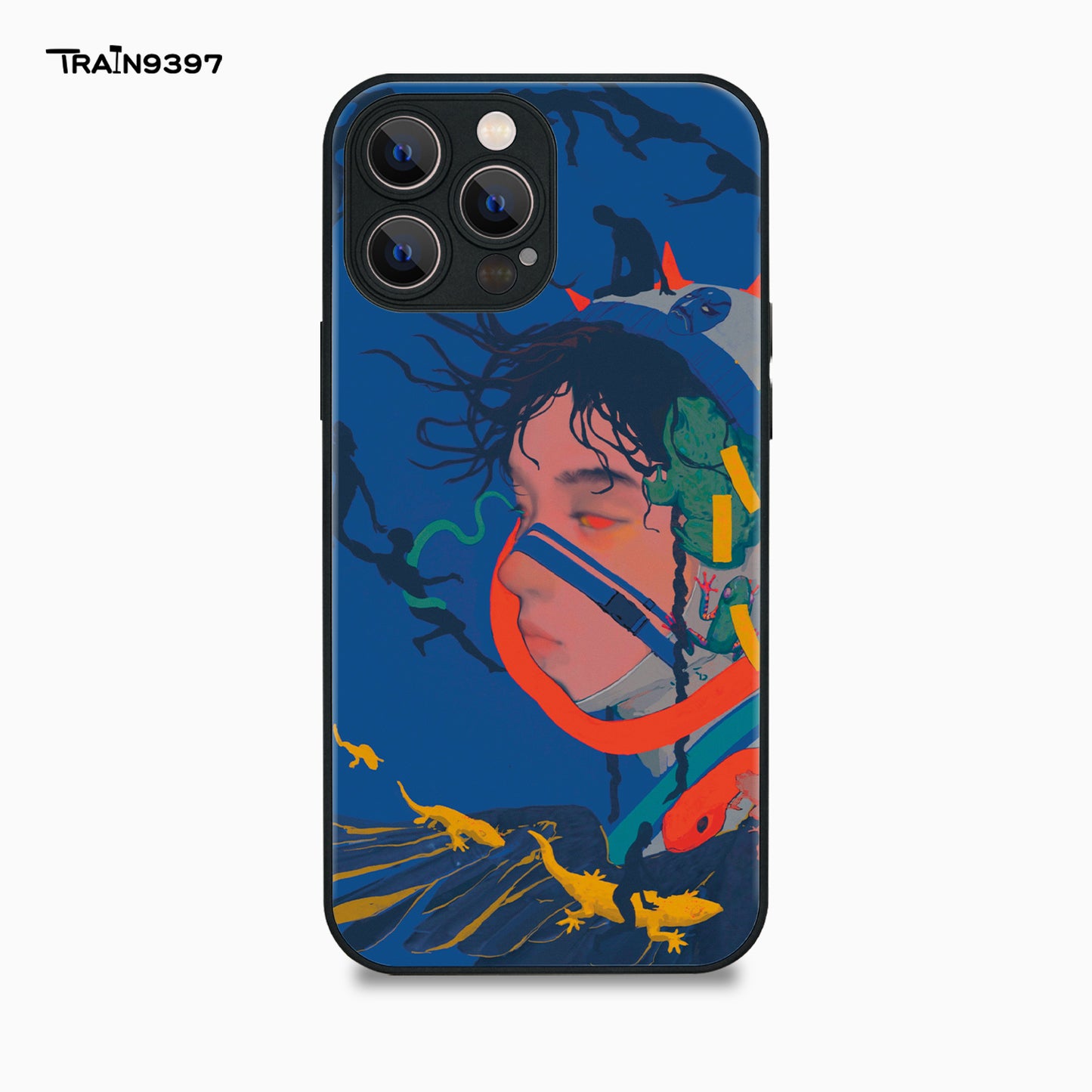 train 9397 x Mingyi Gan 1 Collaborative Series Phone Case