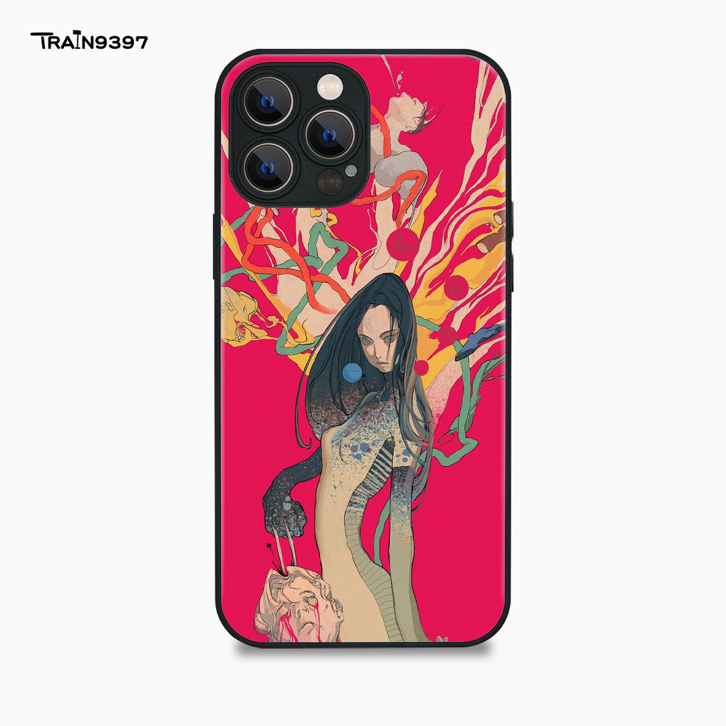 train 9397 x Mingyi Gan 2 Collaborative Series Phone Case
