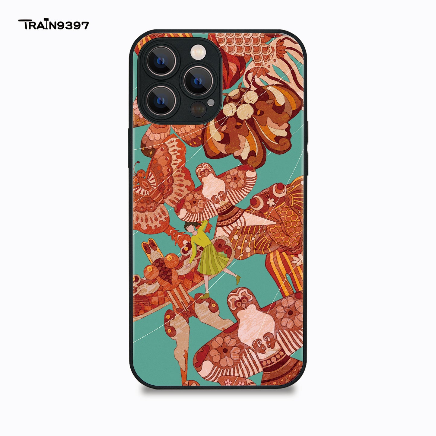 train 9397 x JinningW 2 Collaborative Series Phone Case