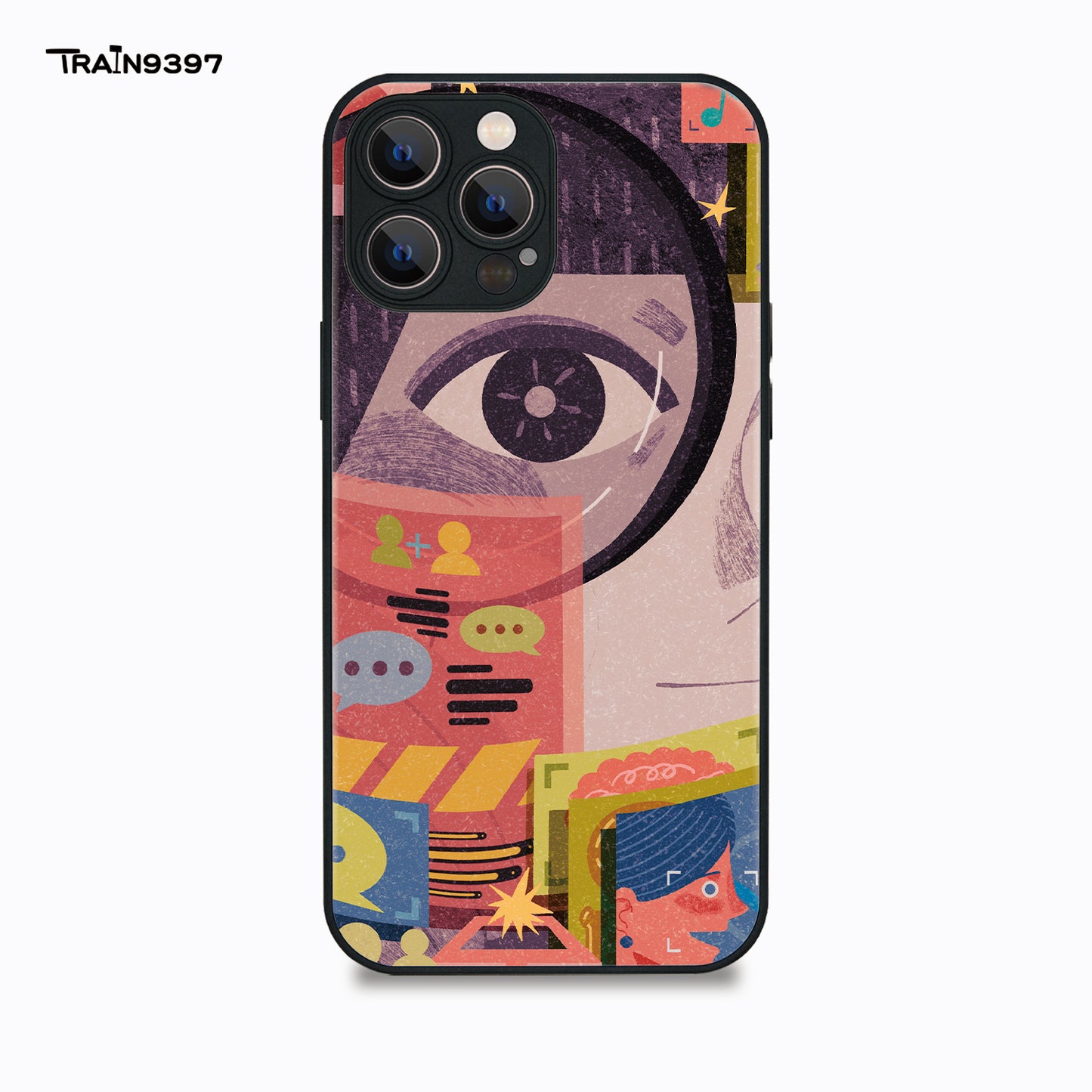train 9397 x JinningW 4 Collaborative Series Phone Case