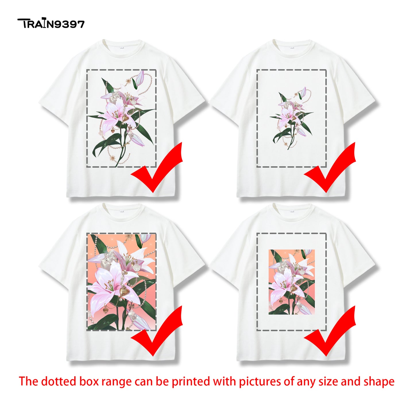 train 9397 x customize T-shirt