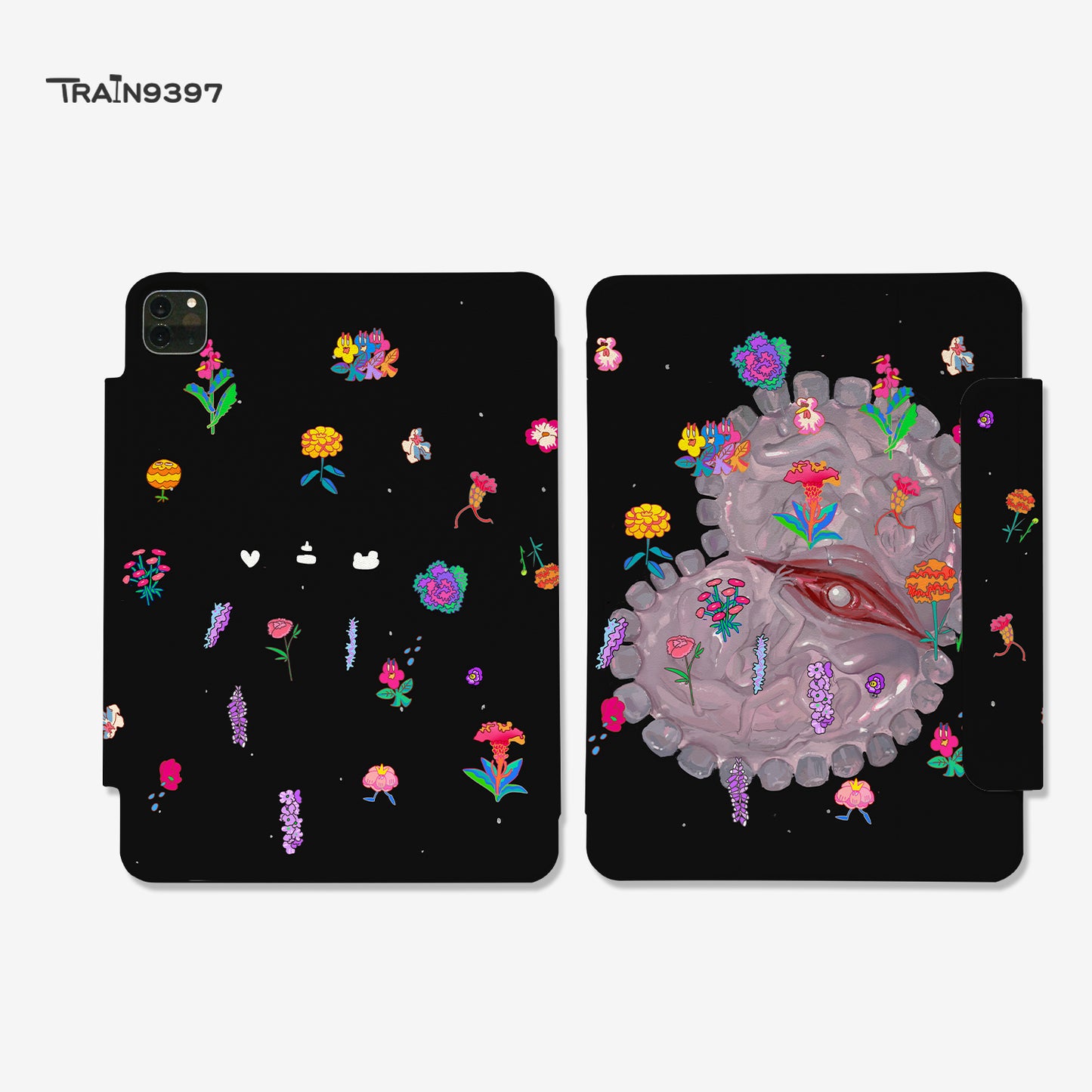 train9397 x ashvahuimao Co-branded magnetic tablet case