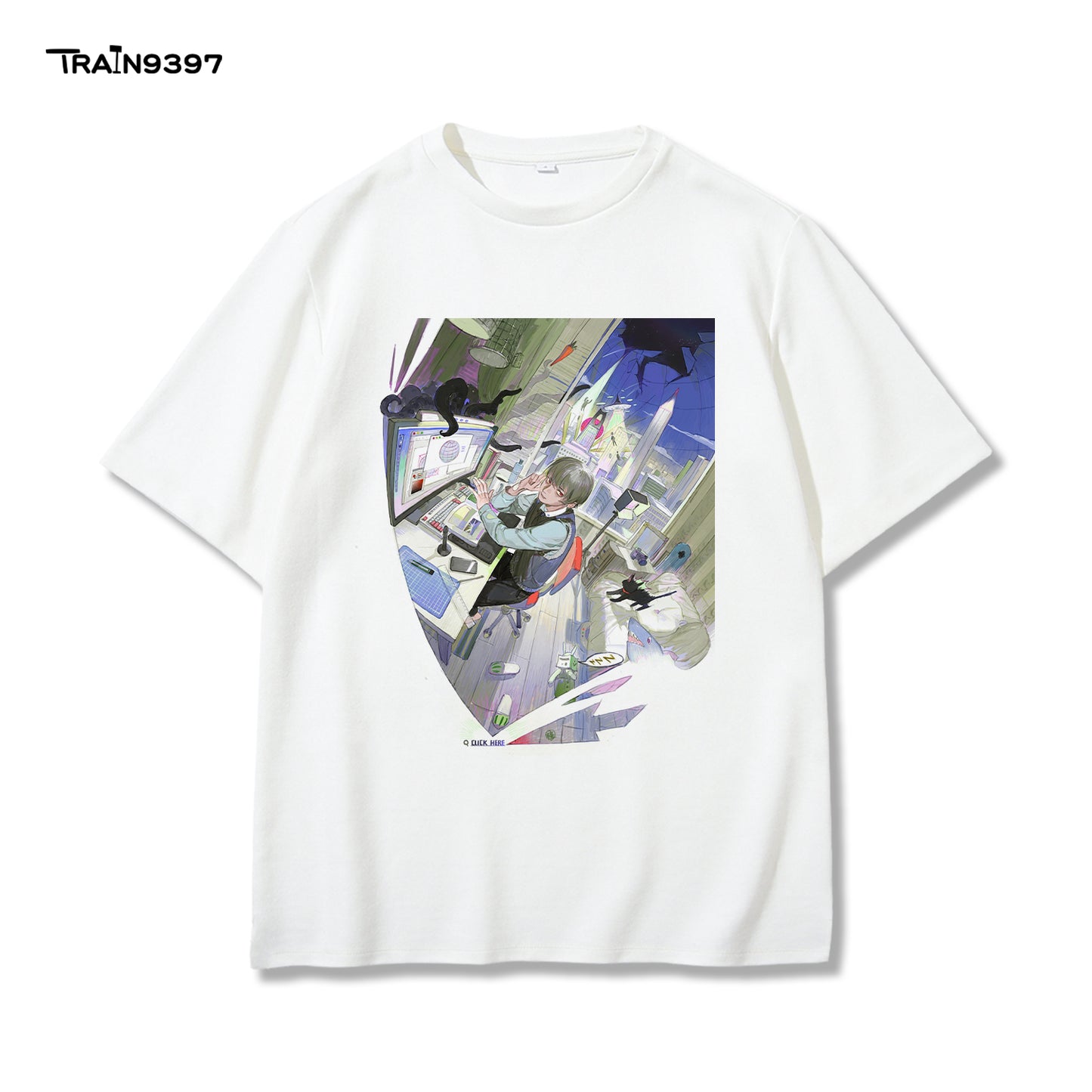 train 9397 x Bromineco Collaborative Series T-shirt