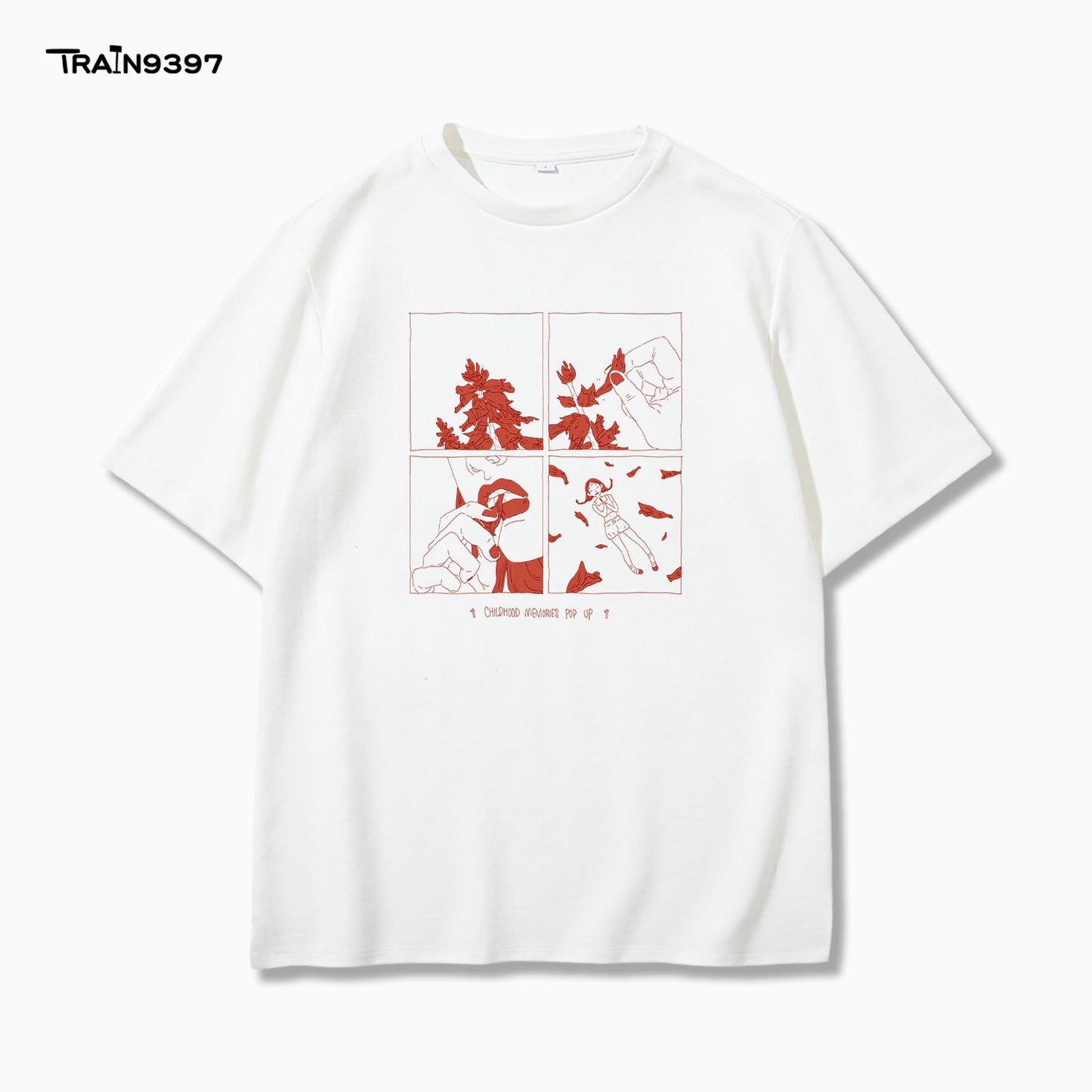 train 9397 x zhangxii_art Collaborative Series T-shirt