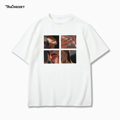 train 9397 x zhangxii_art Collaborative Series T-shirt