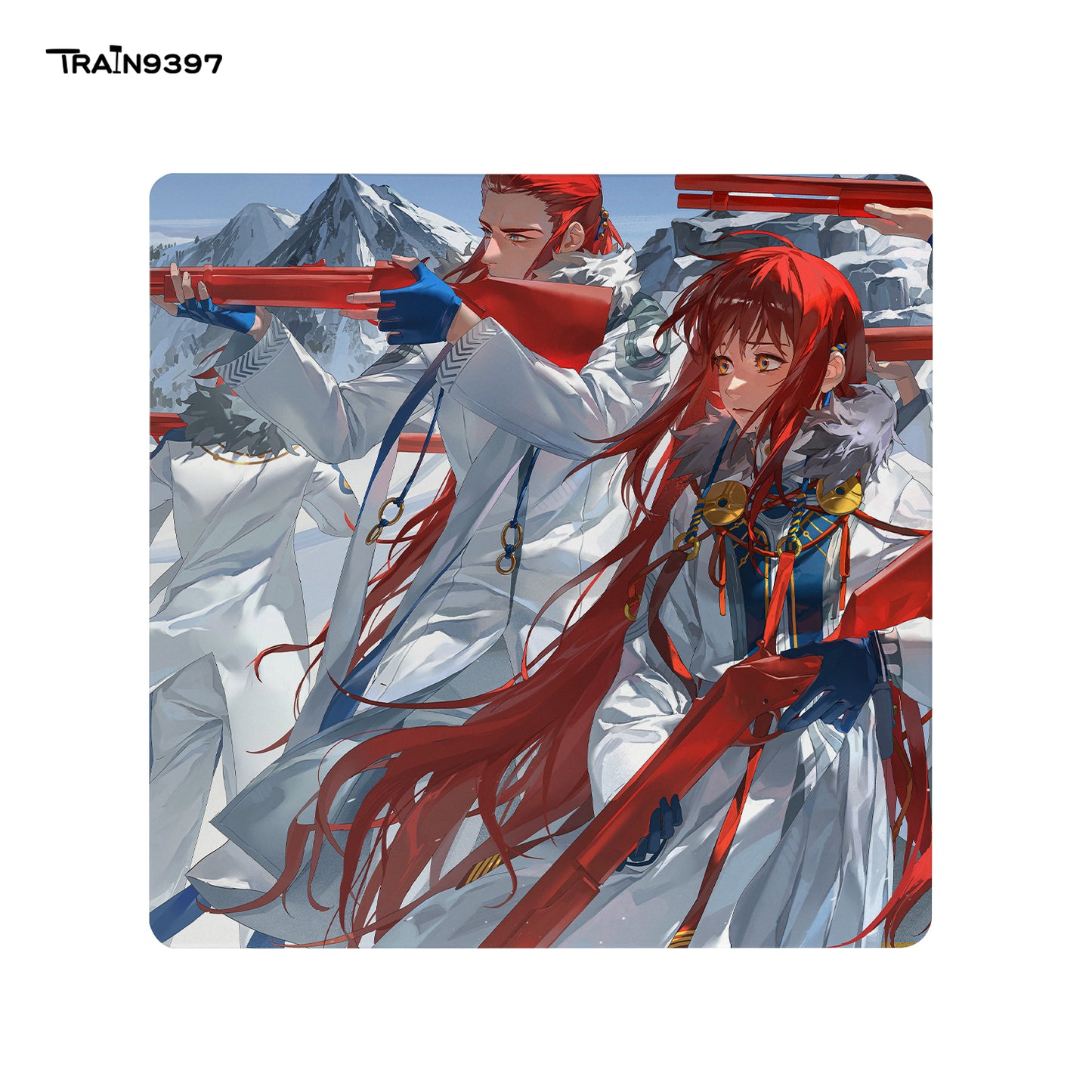 train 9397 x WgWangan Collaborative Series glass mouse pad