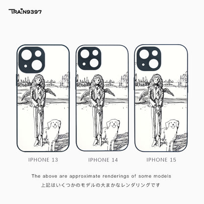 train 9397 x Chalzea Xu 1 Collaborative Series Phone Case