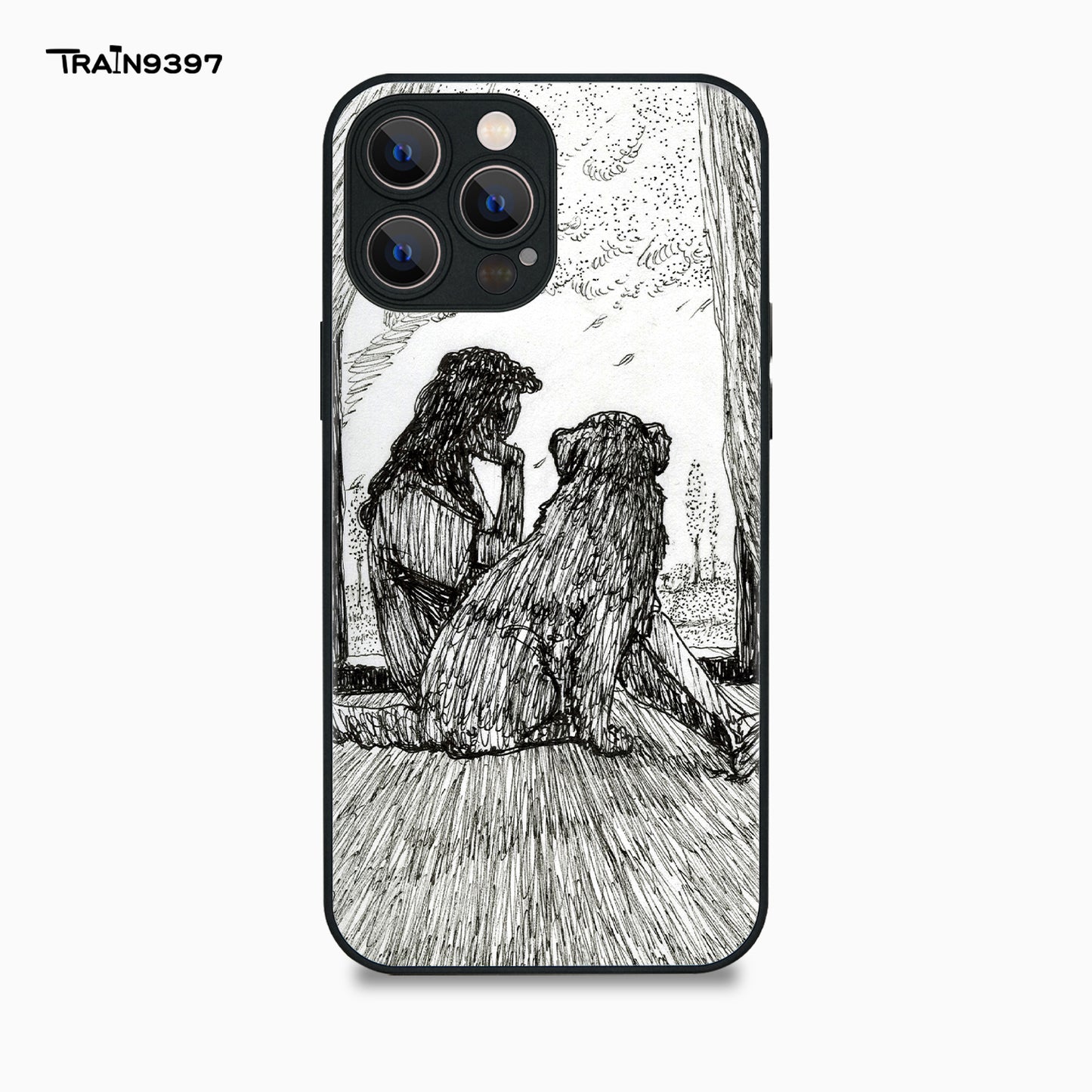 train 9397 x Chalzea Xu 2 Collaborative Series Phone Case