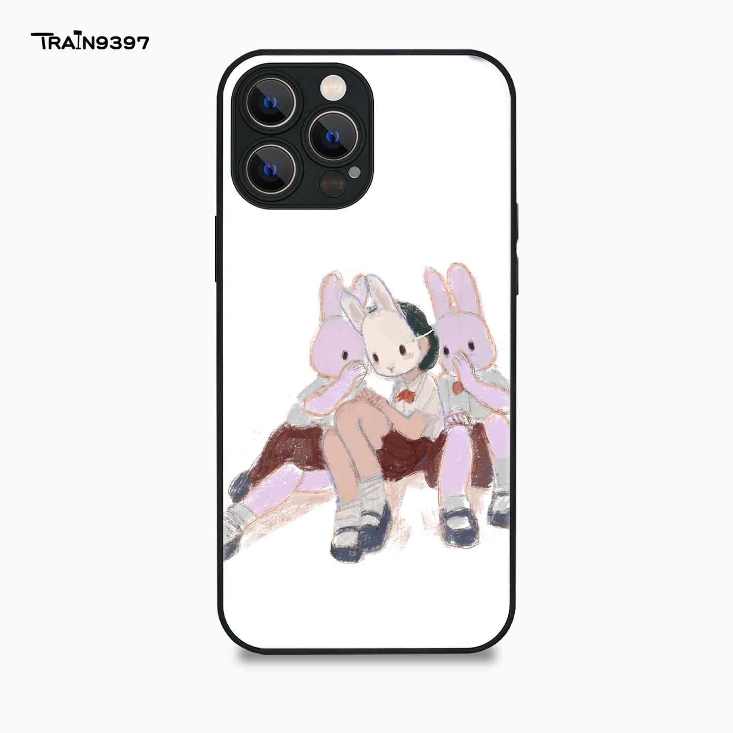 train 9397 x polar_lamb Collaborative Series Phone Case