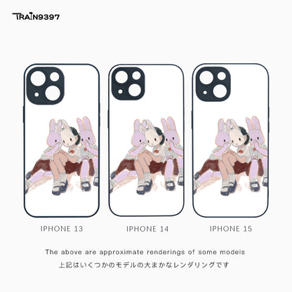 train 9397 x polar_lamb Collaborative Series Phone Case