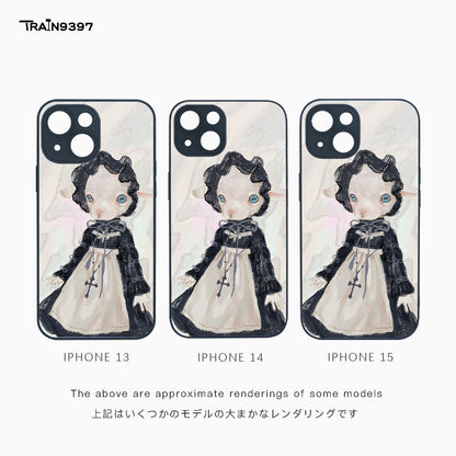 train 9397 x polar_lamb Collaborative Series Phone Case