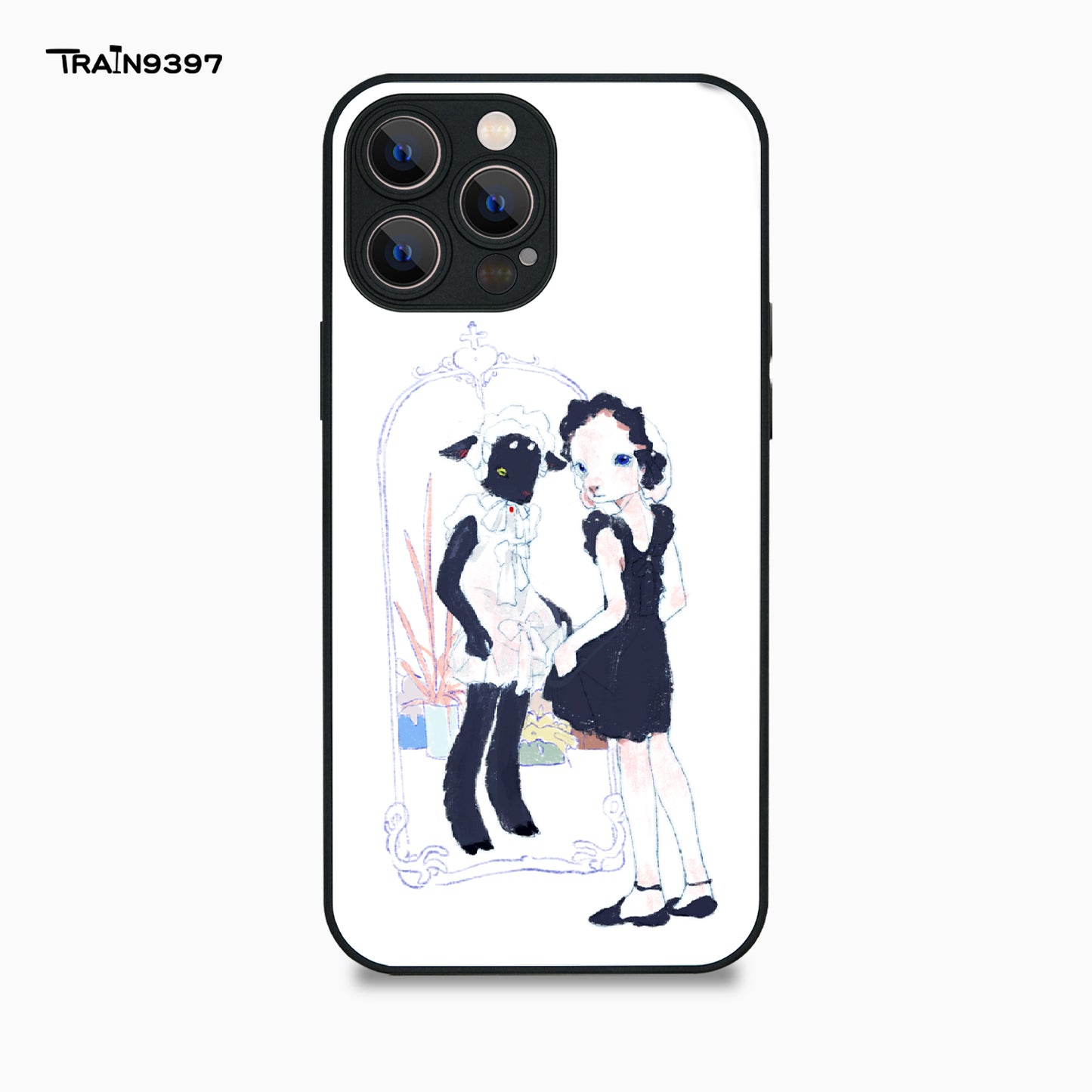 train 9397 x polar_lamb Collaborative Series Phone Case