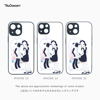 train 9397 x polar_lamb Collaborative Series Phone Case